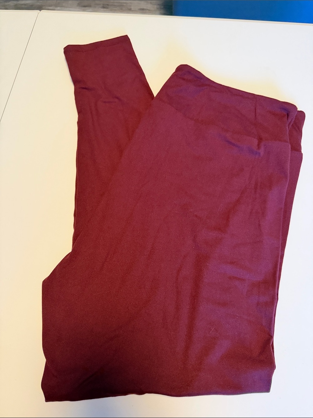 LuLaRoe Burgundy Ponte Leggings